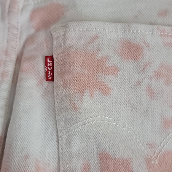 💙HP💙 Levi's High-Rise Rose Overdye Raw Hem Skinny Jeans 16W - Picture 12 of 15